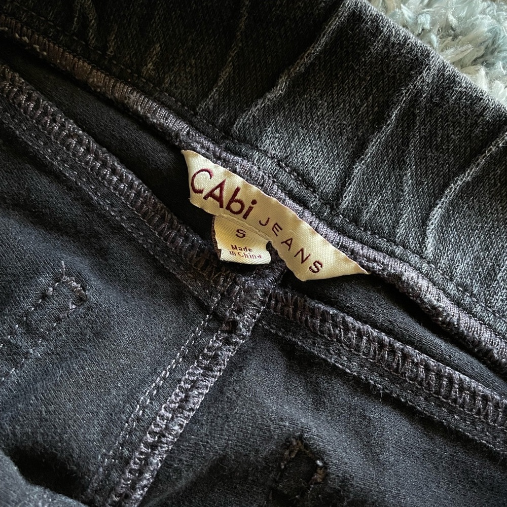 CAbi Jeans Gray Pull On Jeggings Denim Cargo Skinny Jeans - Picture 13 of 13